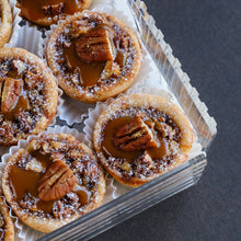 Load image into Gallery viewer, Pecan Salted Caramel tart in a Luxury Acrylic Tray
