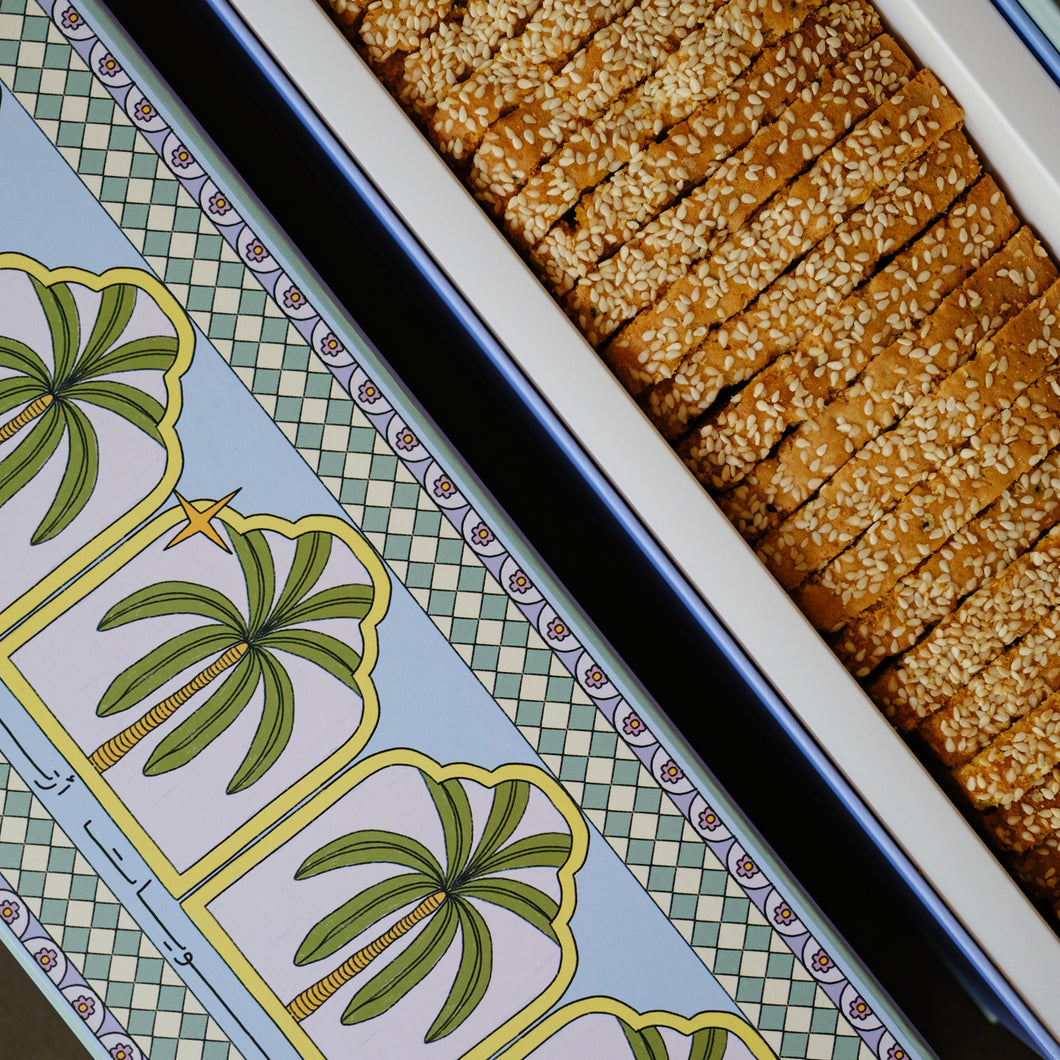 Saffron Rusks Box